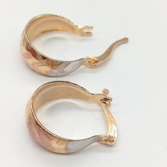 Aretes argolla estilo italiana 1.5 cm