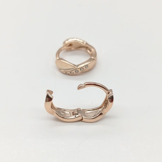 Aretes argolla Huggie 1 cm