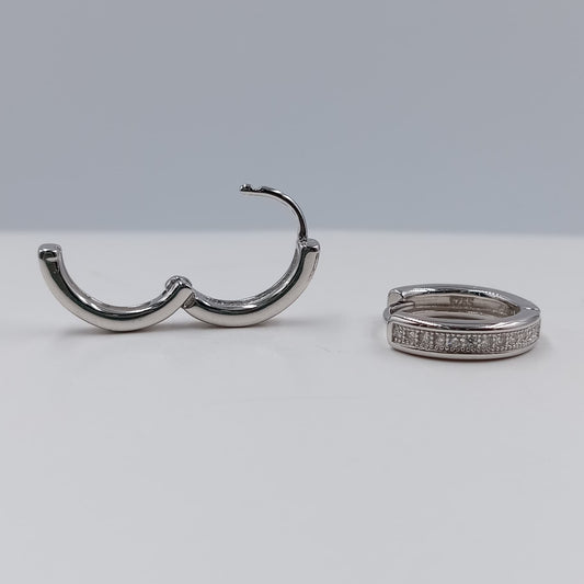 Aretes argolla huggie 1.4 cm