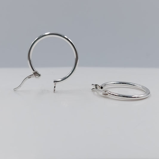 Aretes argolla estilo italiana 1.8 cm