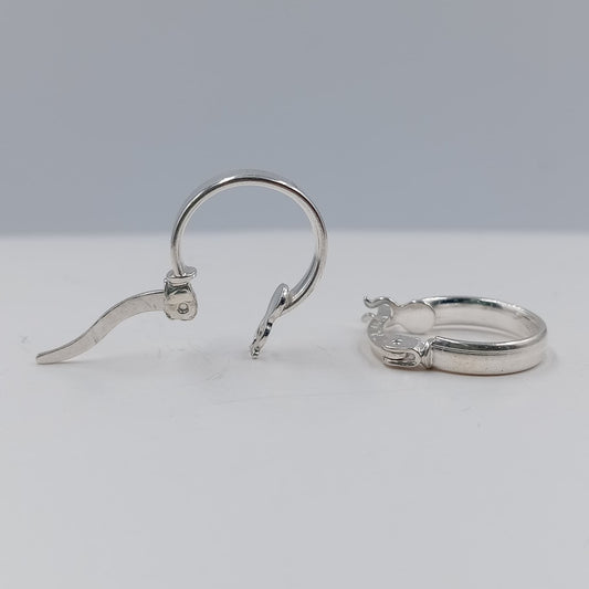 Aretes argolla estilo italiana 1.4 cm