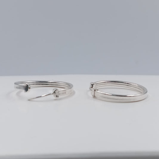 Aretes aro continuo 2.5 cm