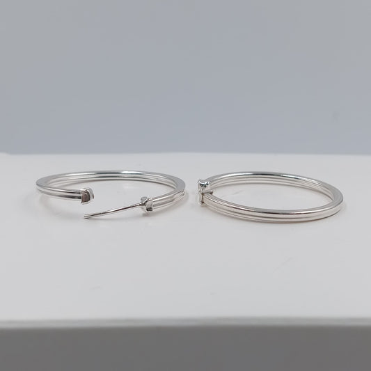 Aretes aro continuo 3 cm