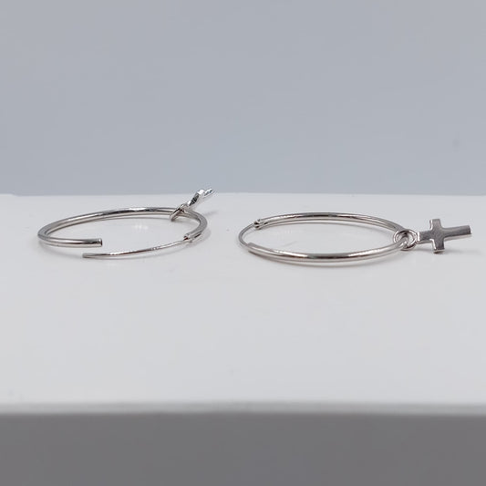 Aretes aro continuo 3 cm