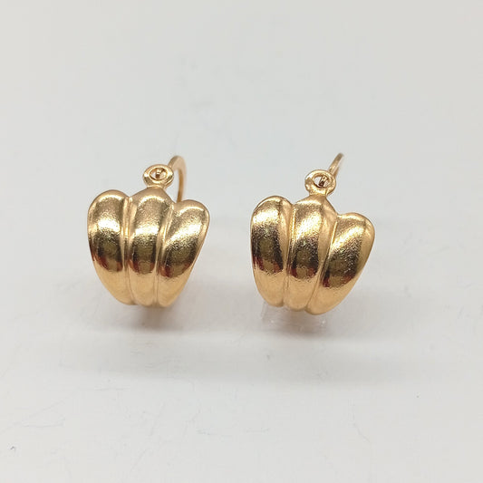 Aretes argolla estilo italiana