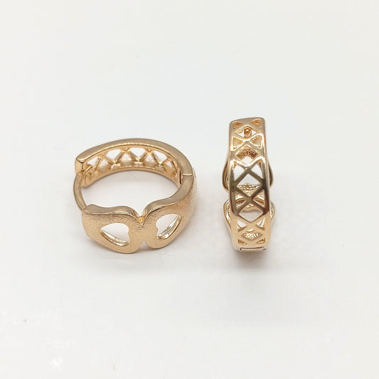 Aretes argolla huggie 1.5 cm