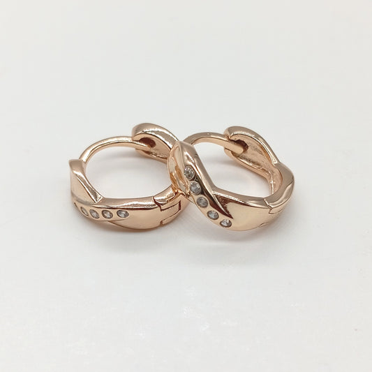 Aretes argolla Huggie 1 cm