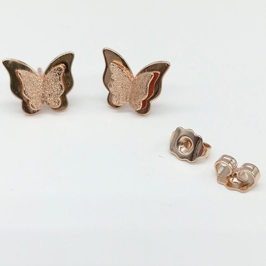 Arete corto mariposa
