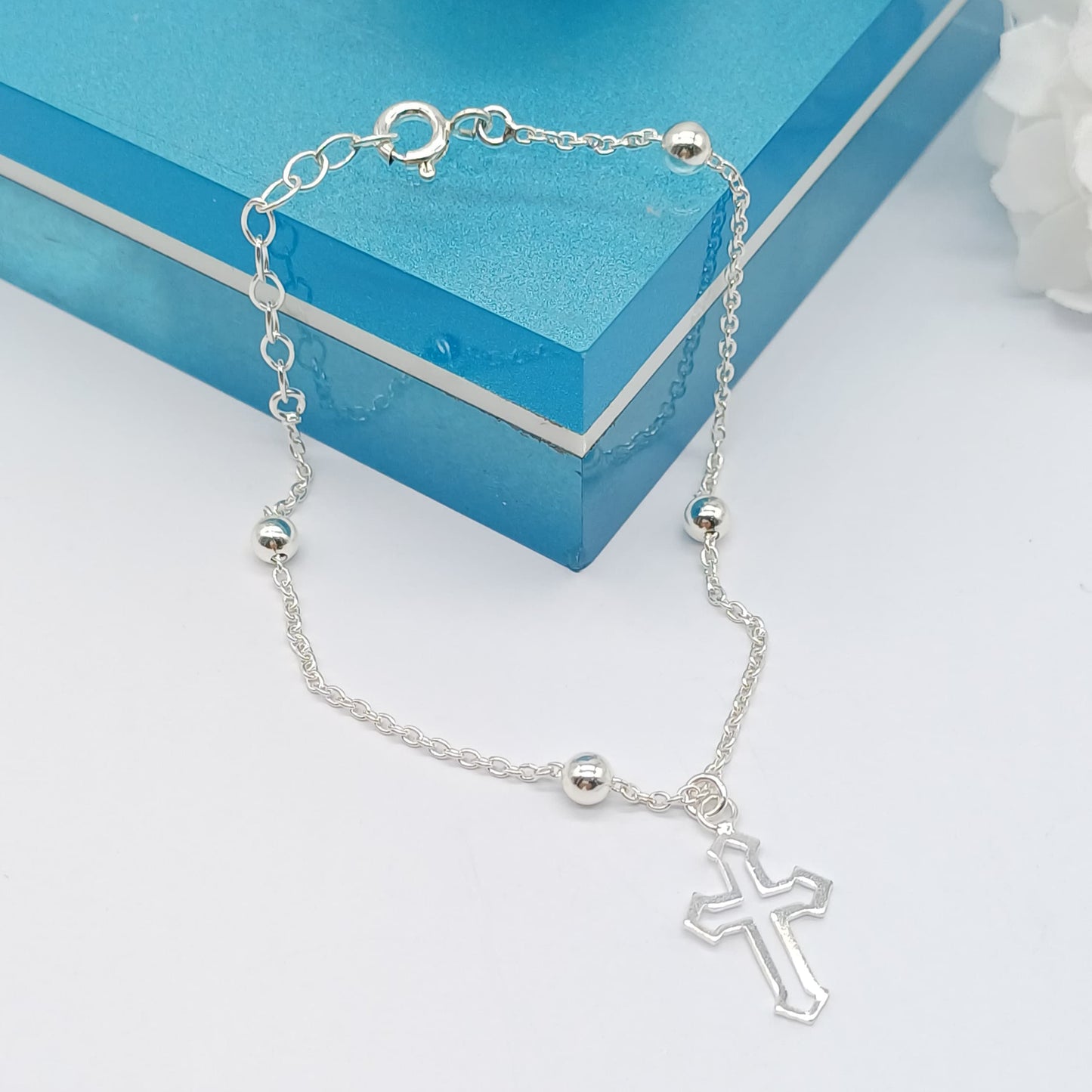 Pulsera Religiosa con Cruz