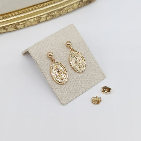 Aretes Medalla Milagrosa