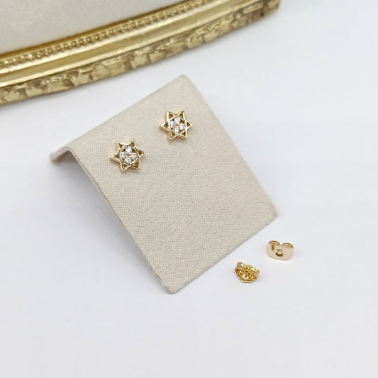 Aretes Estrella de David