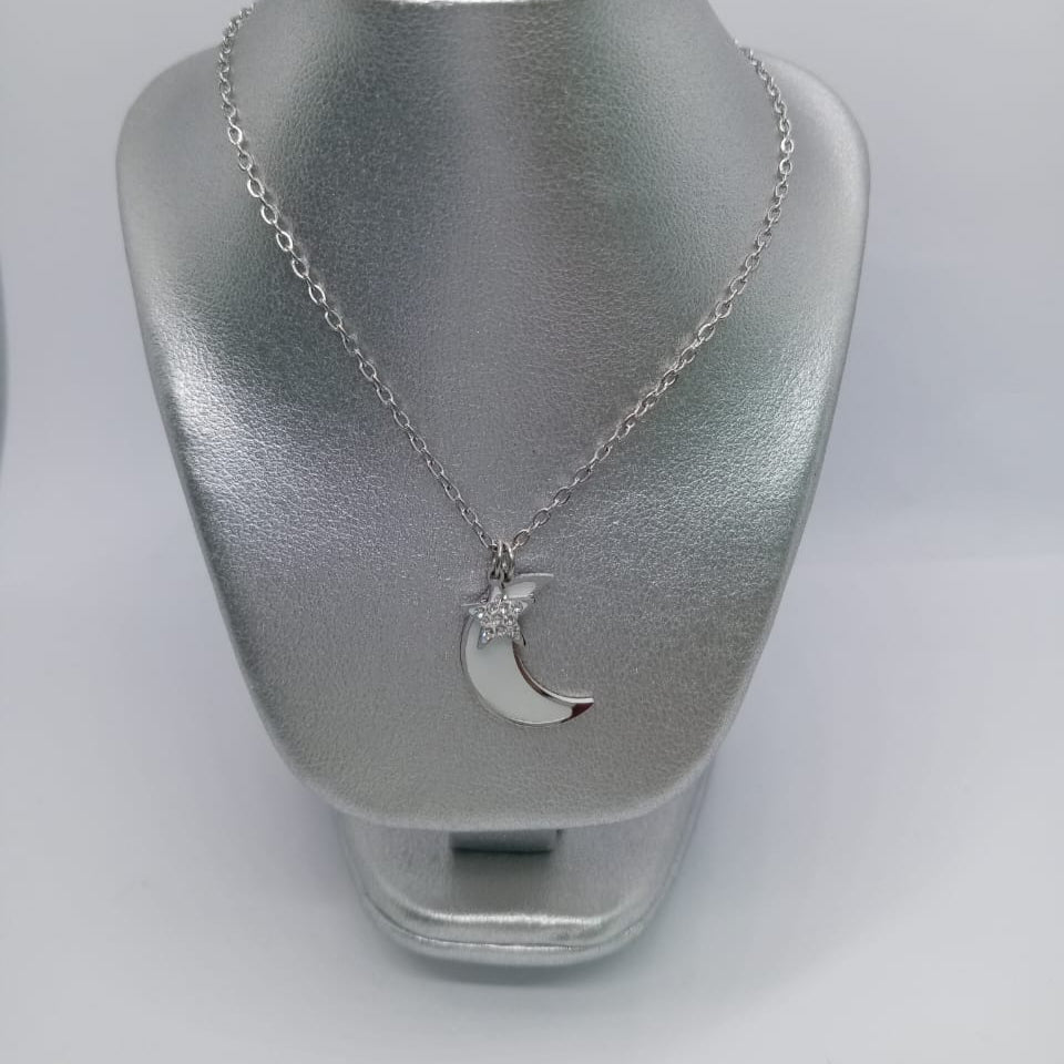 Gargantilla Luna Y Estrella