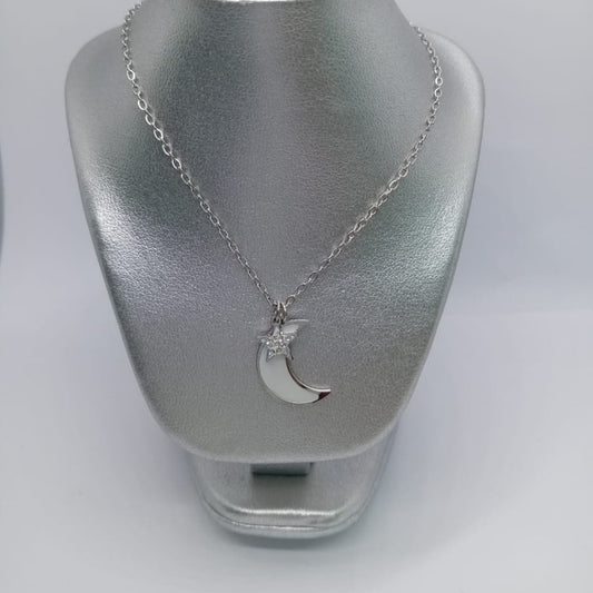 Gargantilla Luna Y Estrella
