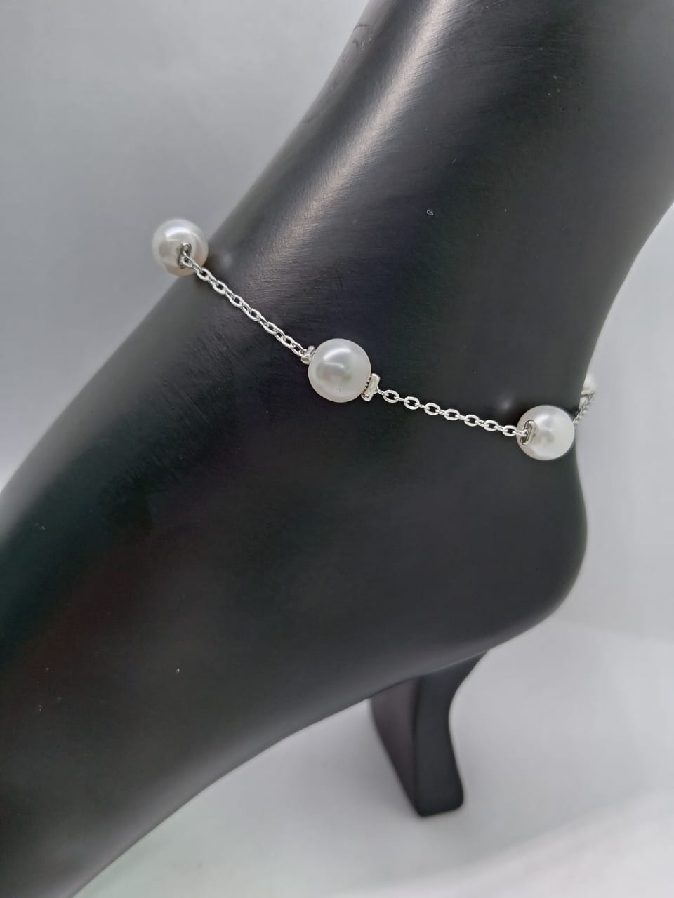 Tobillera Perlas