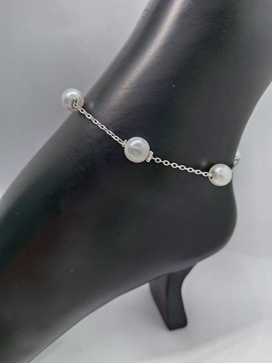 Tobillera Perlas