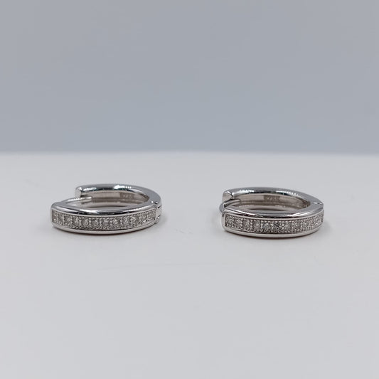 Aretes argolla huggie 1.4 cm