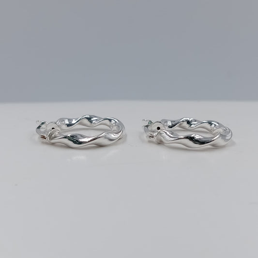 Aretes argolla estilo italiana 1.8 cm