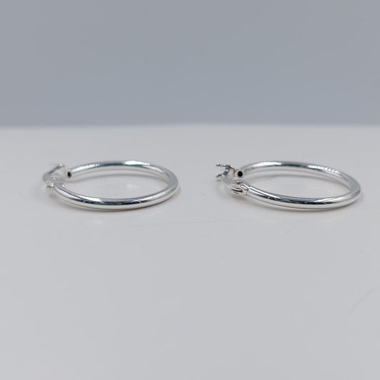 Aretes argolla estilo italiana 1.8 cm