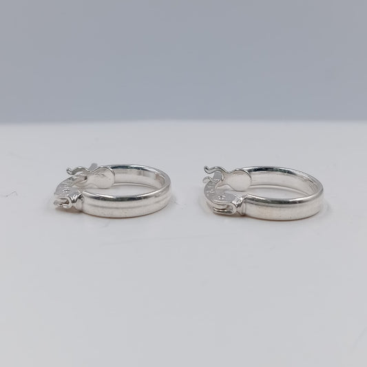 Aretes argolla estilo italiana 1.4 cm