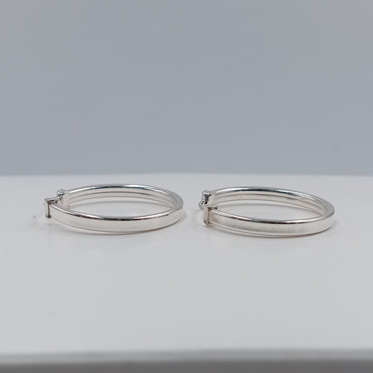 Aretes aro continuo 2.5 cm