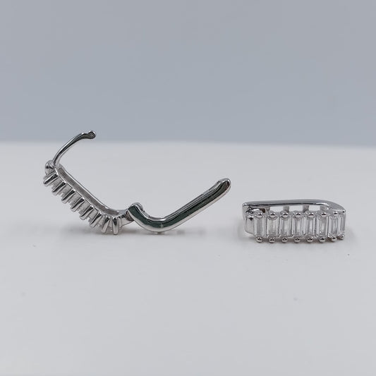 Aretes argolla huggie 1.5 cm